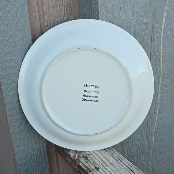Pfaltzgraff Morocco Plate Set – Artisan Stoneware with Bold Stripes - Picture 6 of 8